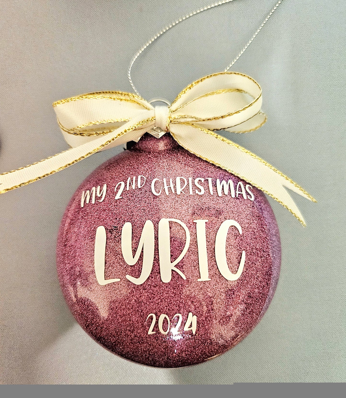 Baby's 2nd Christmas Ornament